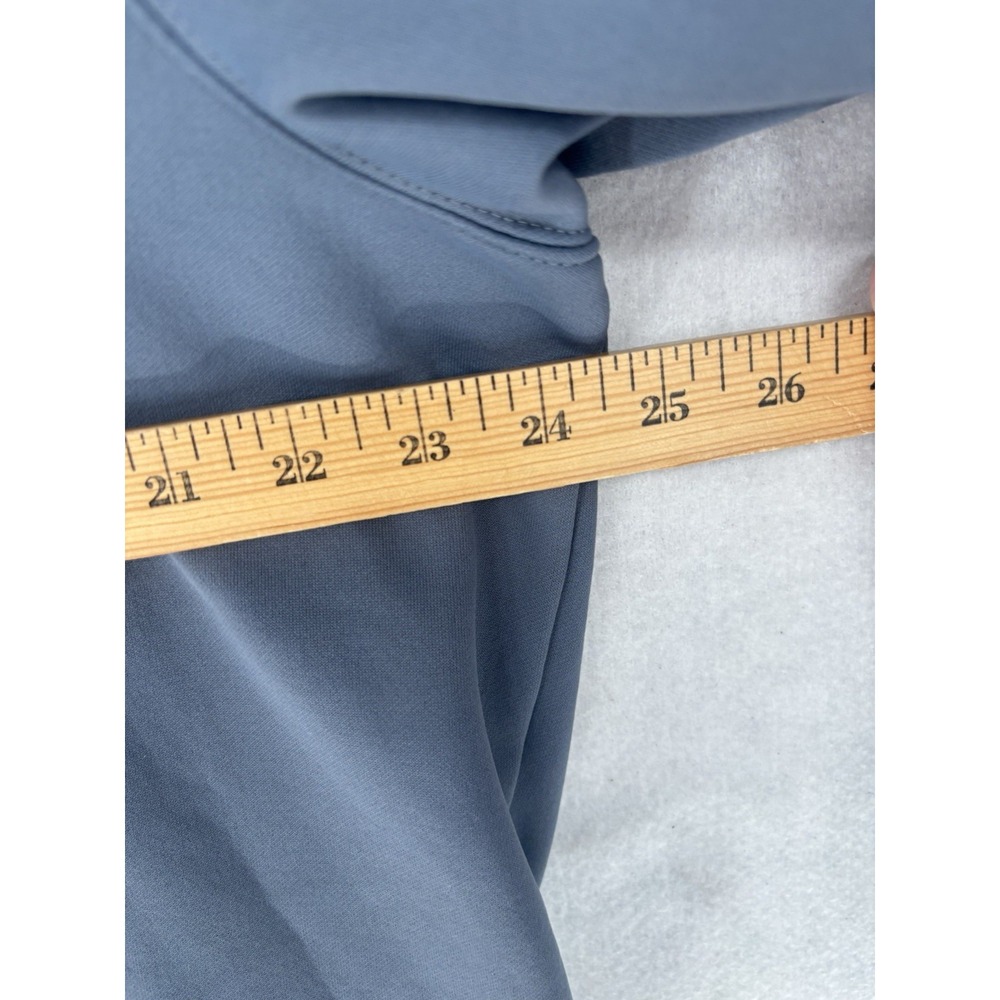 HILLSDALE COLLEGE Hoodie Sweatshirt Unisex XL Slate Blue No Drawstring Adidas - Picture 2 of 10